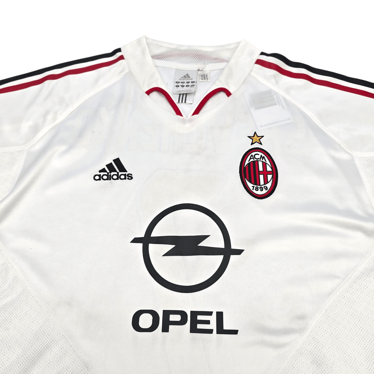 2004/05 AC Milan Away Football Shirt (M) Adidas 7 Shevchenko - Football Finery - FF302910