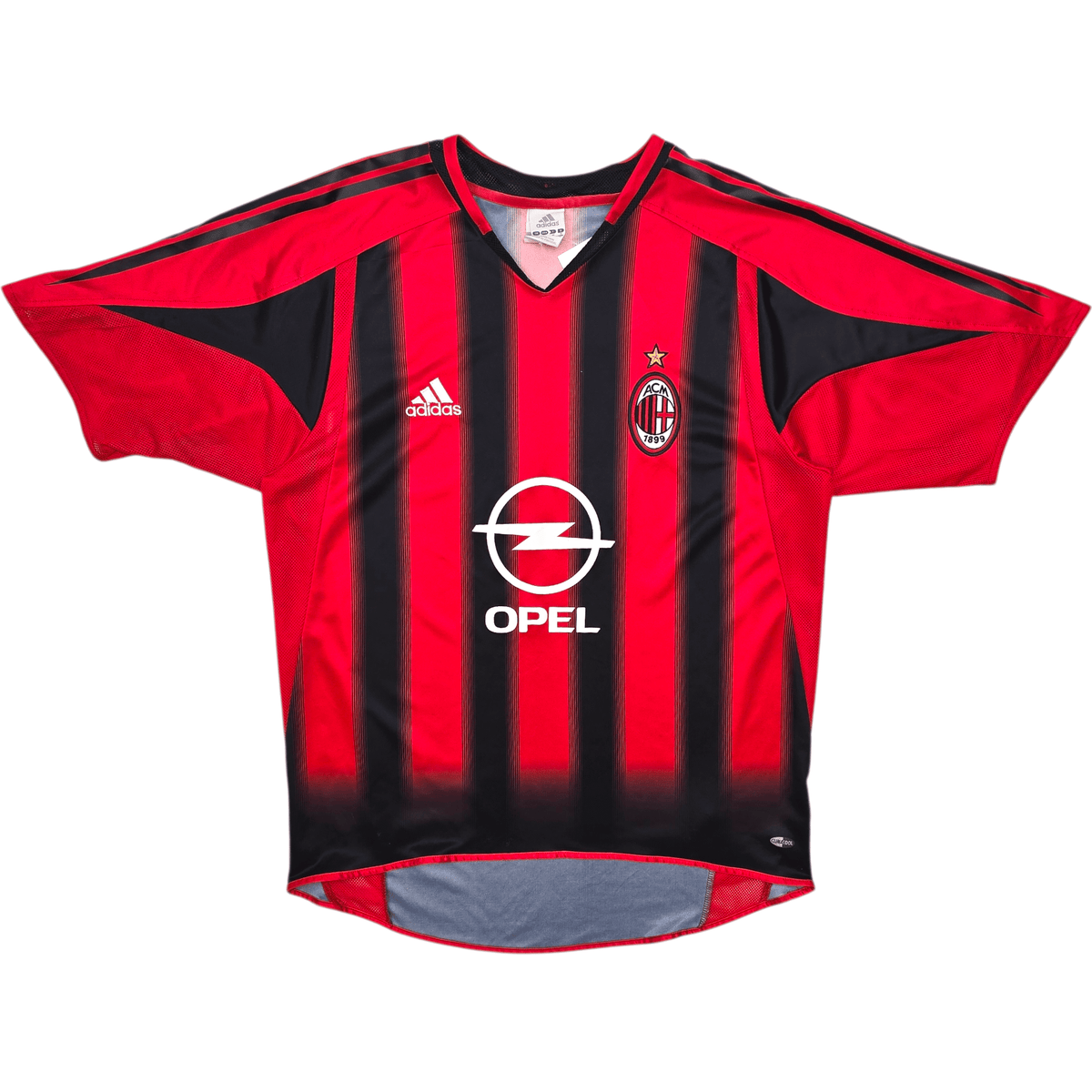 2004/05 AC Milan Home Football Shirt (M) Adidas 21 Pirlo - Football Finery - FF303312