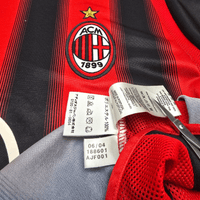2004/05 AC Milan Home Football Shirt (M) Adidas 21 Pirlo - Football Finery - FF303312