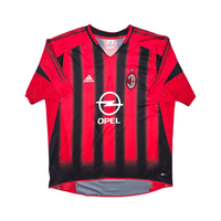 2004/05 AC Milan Home Football Shirt (XL) Adidas 10 Rui Costa - Football Finery - FF300577A