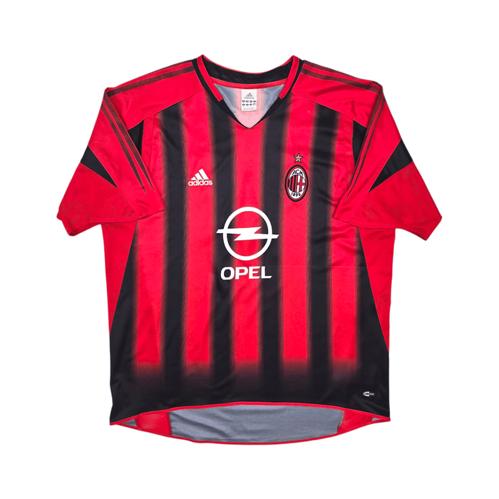2004/05 AC Milan Home Football Shirt (XL) Adidas 10 Rui Costa - Football Finery - FF300577A