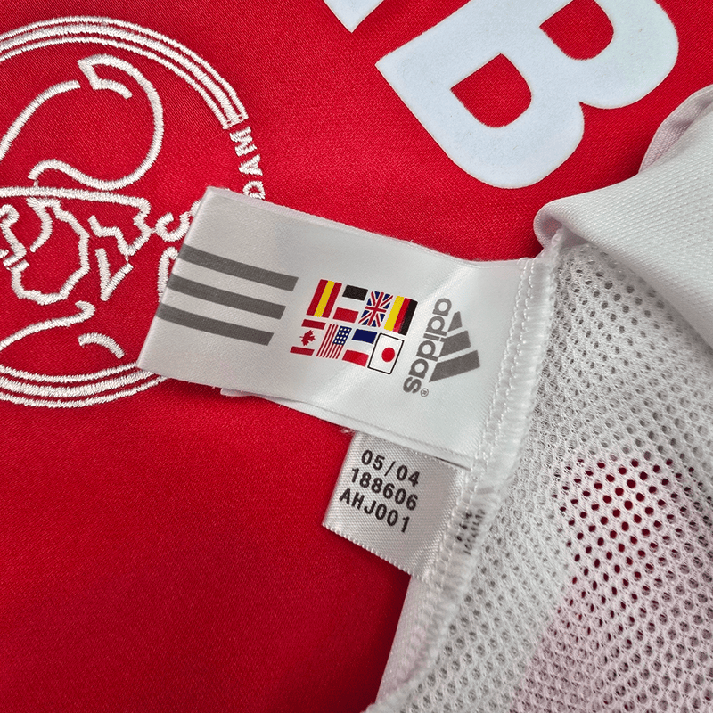 2004/05 Ajax Home Football Shirt (L) Adidas #18 Sneijder - Football Finery - FF300010