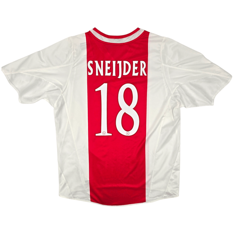 2004/05 Ajax Home Football Shirt (L) Adidas #18 Sneijder - Football Finery - FF300010