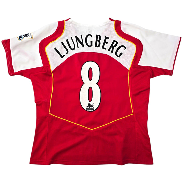 2004/05 Arsenal Home Football Shirt (XL) Nike 8 Ljungberg (Womens) - Football Finery - FF306895