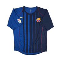 2004/05 Barcelona Away Football Shirt (XL) Nike 10 Ronaldinho - Football Finery - FF302742