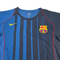 2004/05 Barcelona Away Football Shirt (XL) Nike 10 Ronaldinho - Football Finery - FF302742