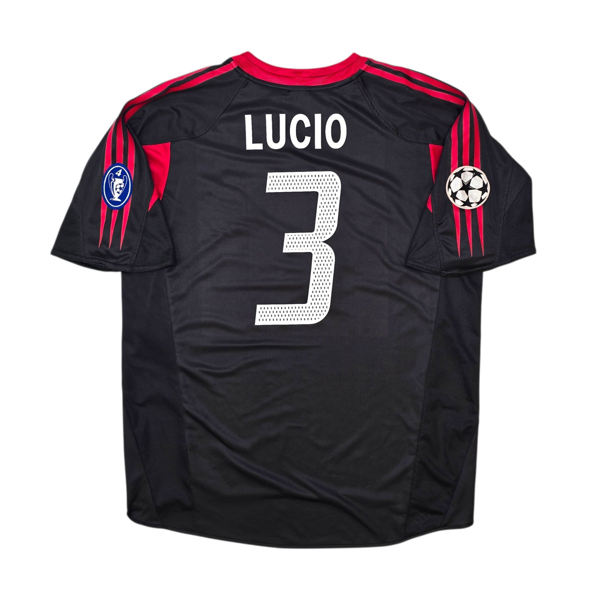 2004/05 Bayern Munich European Football Shirt (L) Adidas 3 Lucio - Football Finery - FF304911