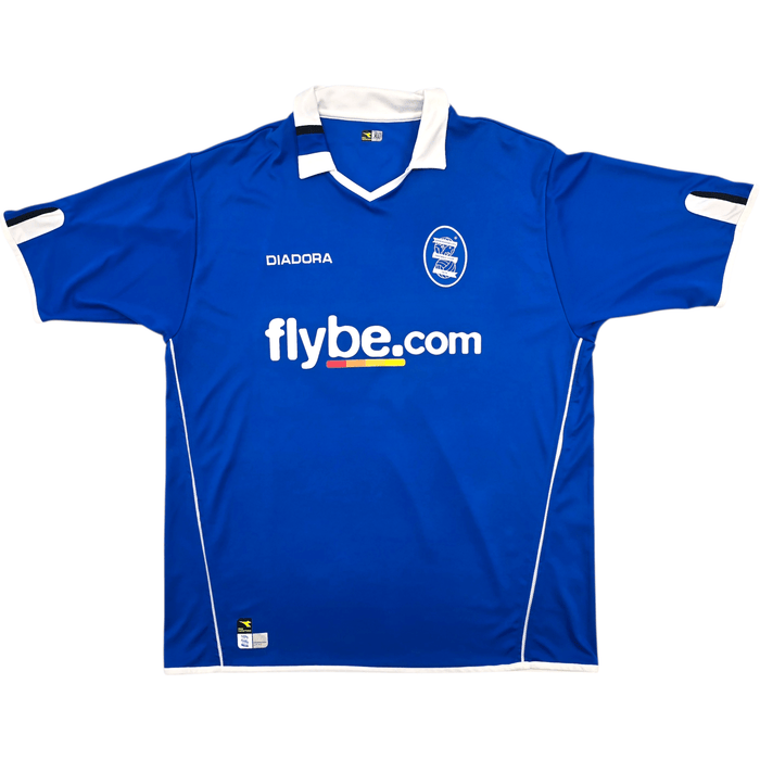 2004/05 Birmingham City Home Football Shirt (XL) Diadora 16 Heskey - Football Finery - FF302528