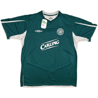 2004/05 Celtic Away Football Shirt (XL) Umbro 7 Juninho (BNWTs) - Football Finery - FF302804