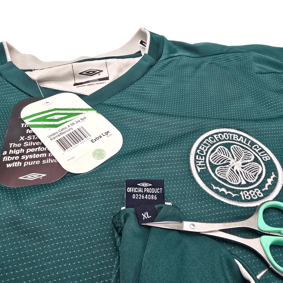 2004/05 Celtic Away Football Shirt (XL) Umbro 7 Juninho (BNWTs) - Football Finery - FF302804