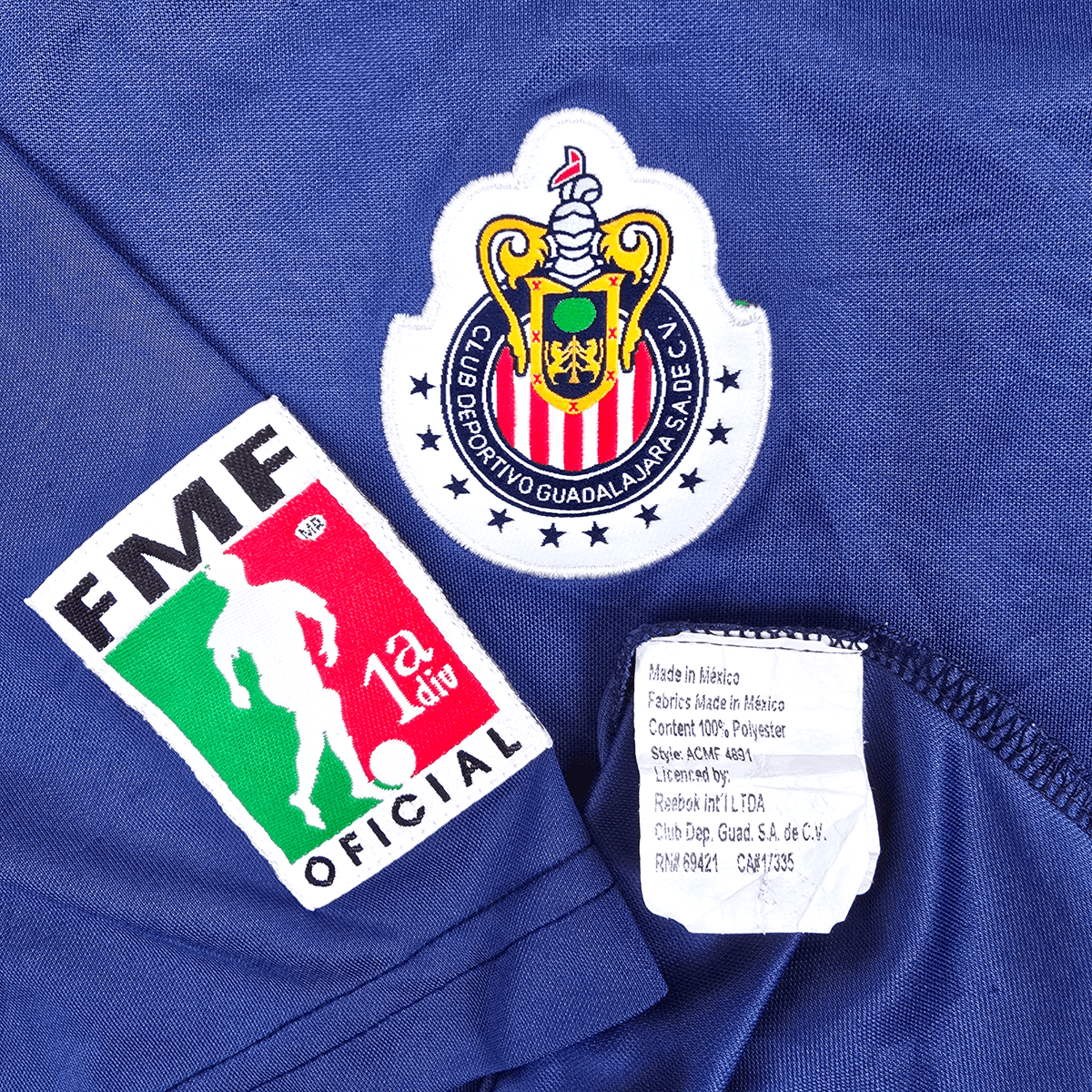 2004/05 Chivas de Guadalajara Away Football Shirt (XL) Reebok - Football Finery - FF300630