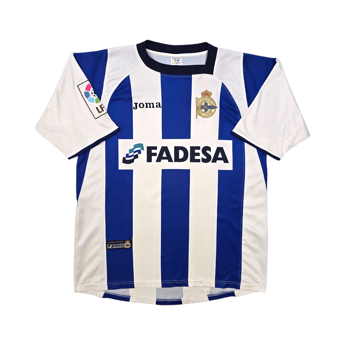 2004/05 Deportivo La Coruna Home Football Shirt (L) Joma - Football Finery - FF303230