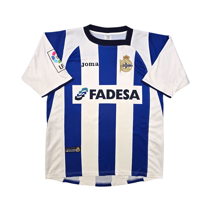 2004/05 Deportivo La Coruna Home Football Shirt (L) Joma - Football Finery - FF303230