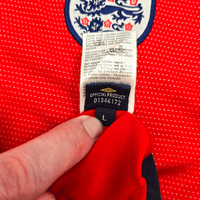 2004/05 England Away Football Shirt (L) Umbro 7 Beckham - Football Finery - FF302527