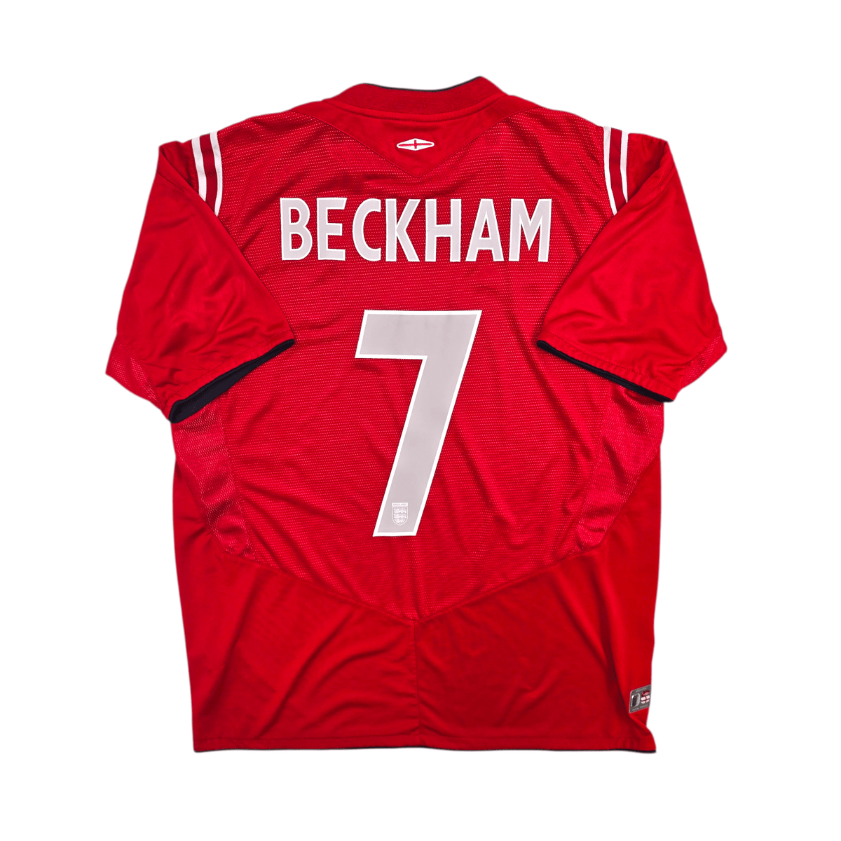 2004/05 England Away Football Shirt (L) Umbro 7 Beckham - Football Finery - FF302527