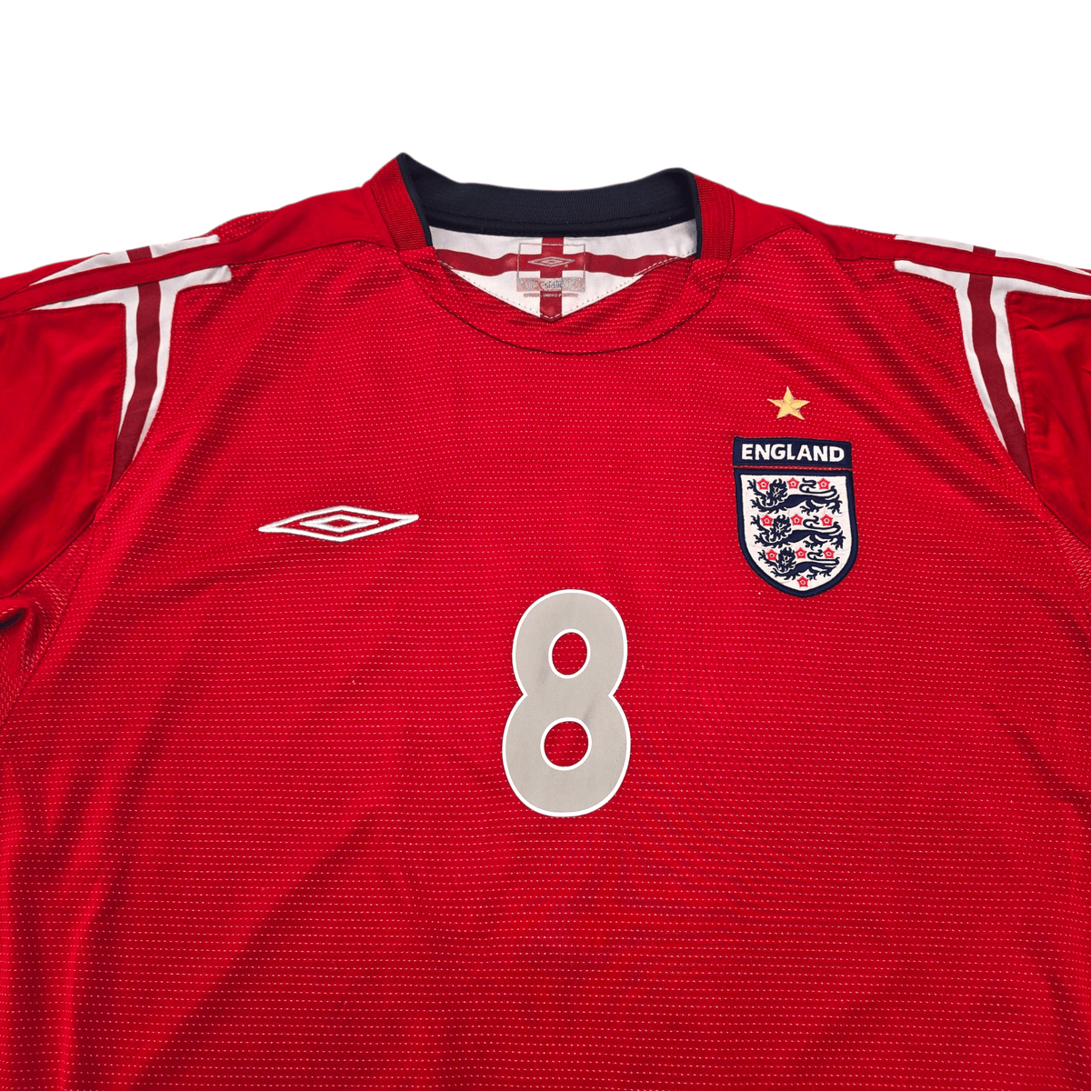 2004/05 England Away Football Shirt (XL) Umbro 8 Lampard - Football Finery - FF302552