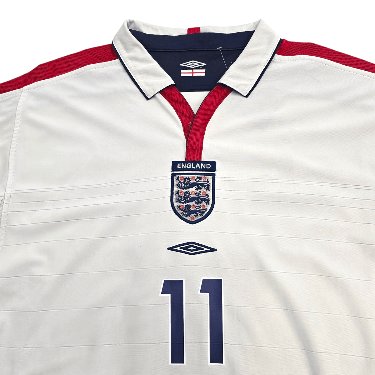 2004/05 England Home Football Shirt (L) Umbro 11 Lampard - Football Finery - FF301198