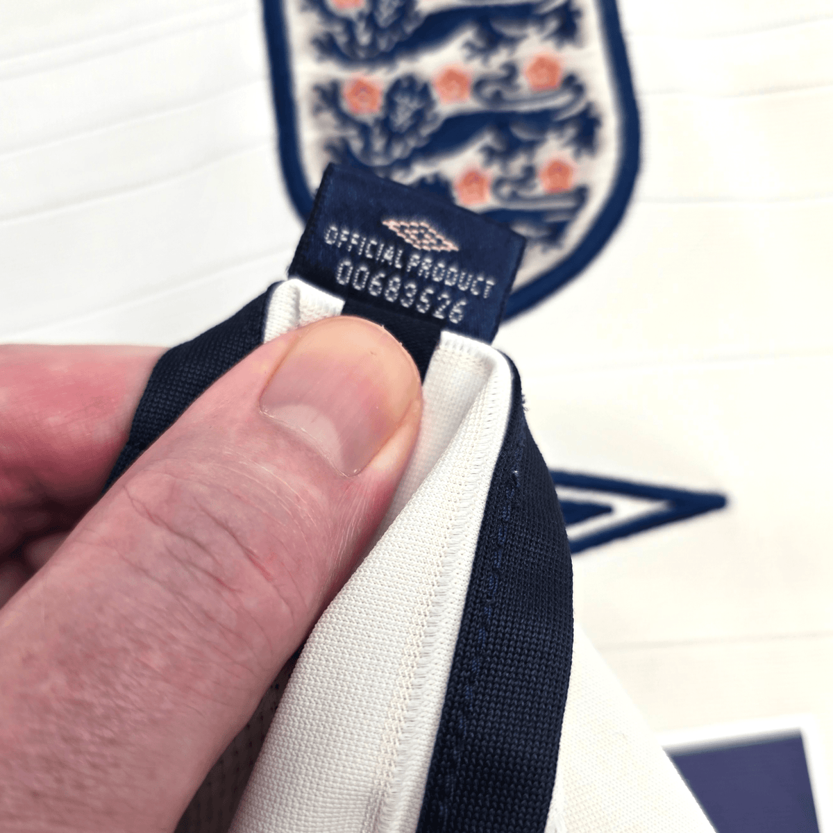 2004/05 England Home Football Shirt (L) Umbro 11 Lampard - Football Finery - FF301198