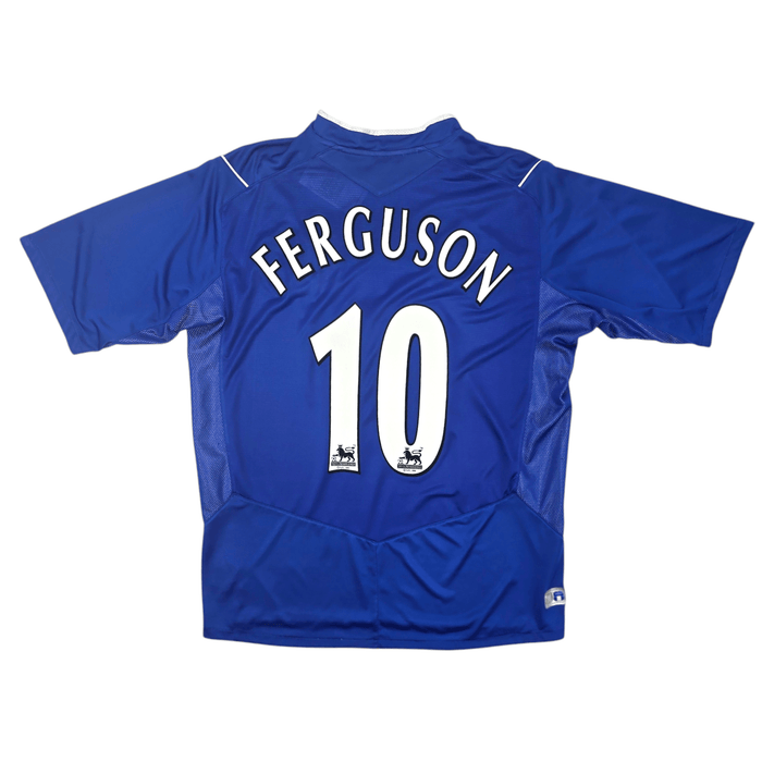 2004/05 Everton Home Football Shirt (L) Umbro #10 Ferguson - Football Finery - FF204498