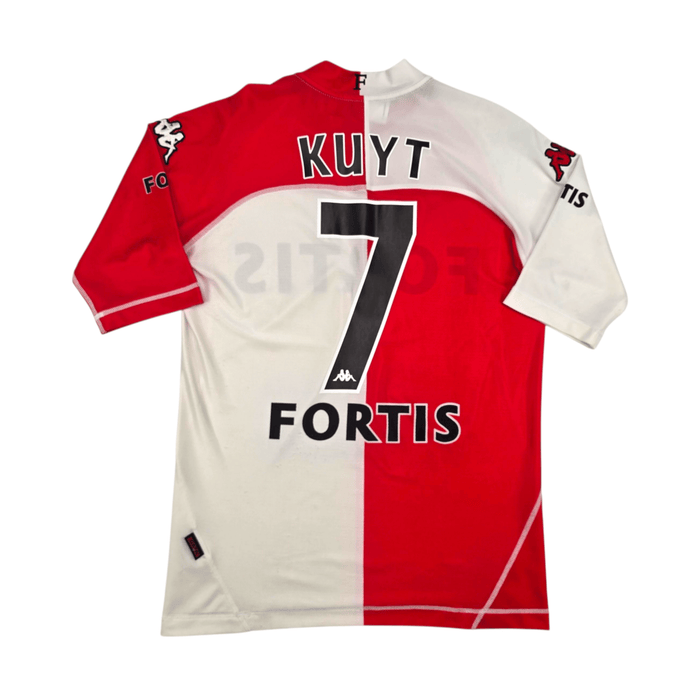 2004/05 Feyenoord Home Football Shirt (M) Kappa 7 Kuyt - Football Finery - FF302404