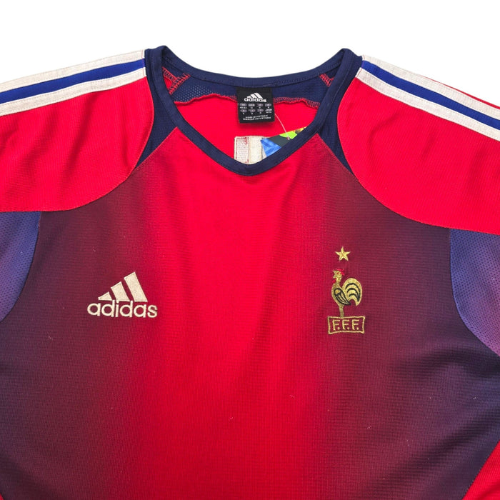 2004/05 France Training Shirt (M) Adidas - Football Finery - FF308267