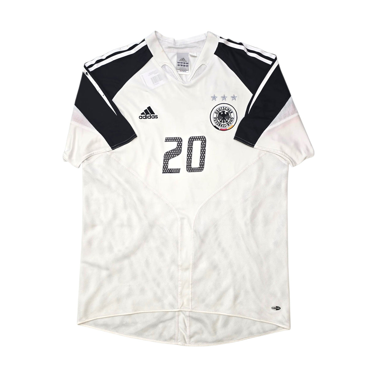 2004/05 Germany Home Football Shirt (L) Adidas 20 Podolski - Football Finery - FF305293