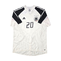 2004/05 Germany Home Football Shirt (L) Adidas 20 Podolski - Football Finery - FF305293