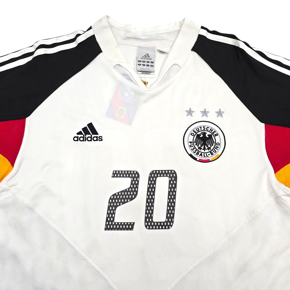 2004/05 Germany Home Football Shirt (L) Adidas 20 Podolski - Football Finery - FF305293