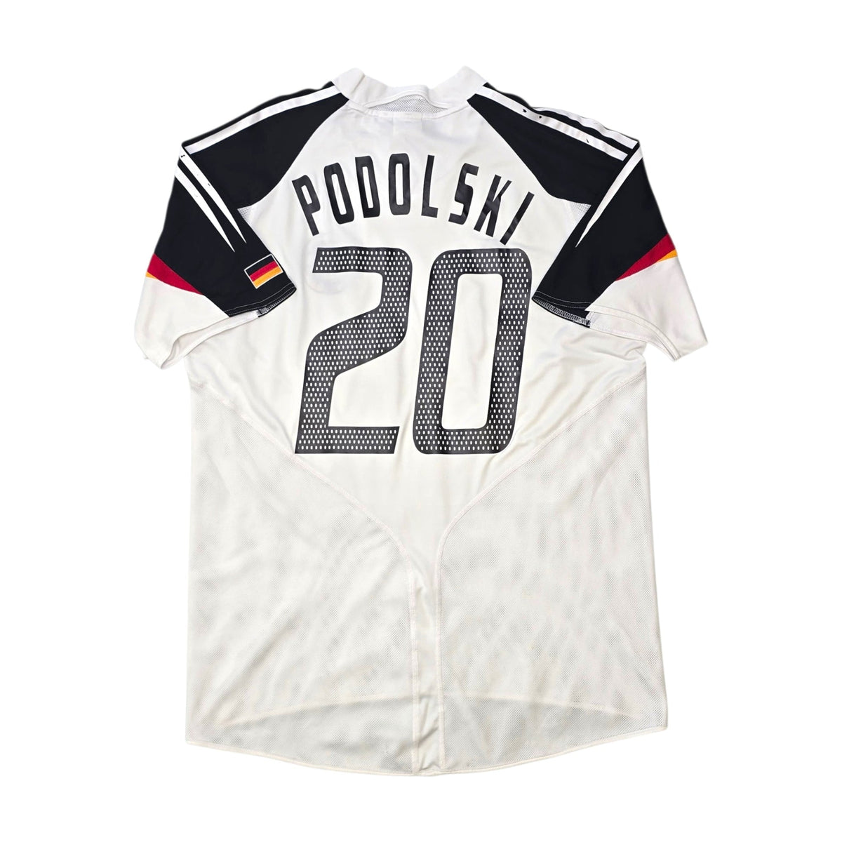2004/05 Germany Home Football Shirt (L) Adidas 20 Podolski - Football Finery - FF305293