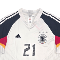2004/05 Germany Home Football Shirt (L) Adidas 21 Lahm - Football Finery - FF301210
