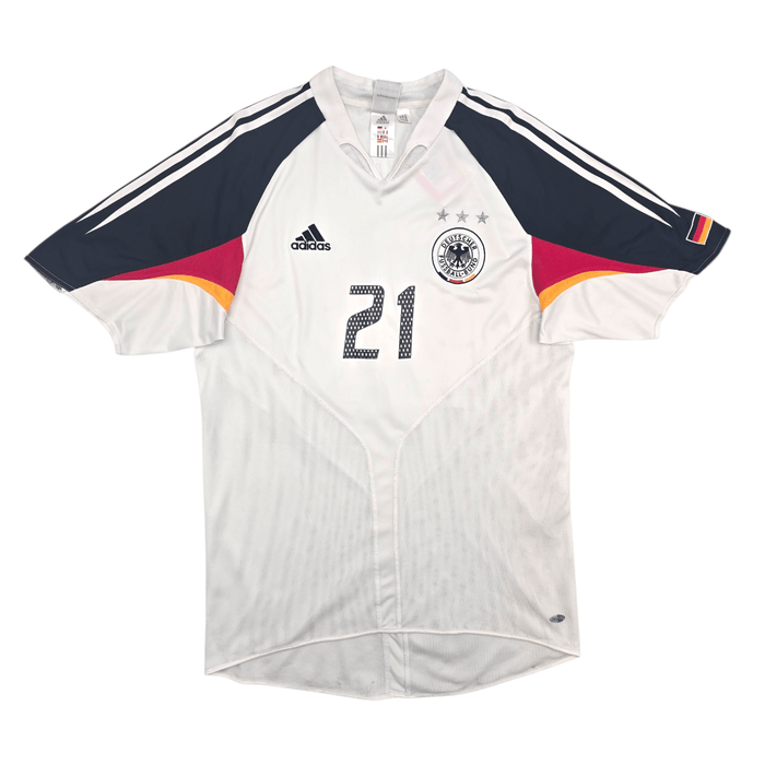 2004/05 Germany Home Football Shirt (L) Adidas 21 Lahm - Football Finery - FF301210