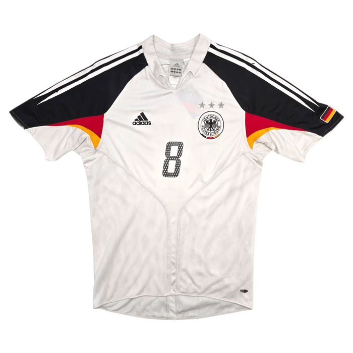 2004/05 Germany Home Football Shirt (M) Adidas 8 Hamann - Football Finery - FF302674
