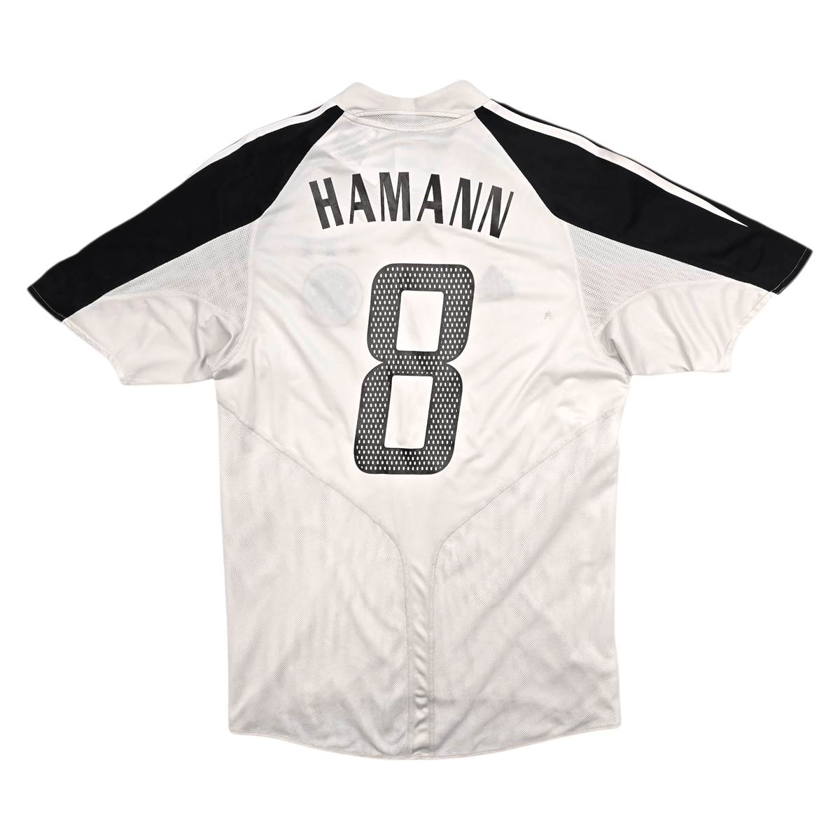2004/05 Germany Home Football Shirt (M) Adidas 8 Hamann - Football Finery - FF302674
