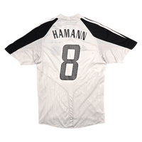 2004/05 Germany Home Football Shirt (M) Adidas 8 Hamann - Football Finery - FF302674