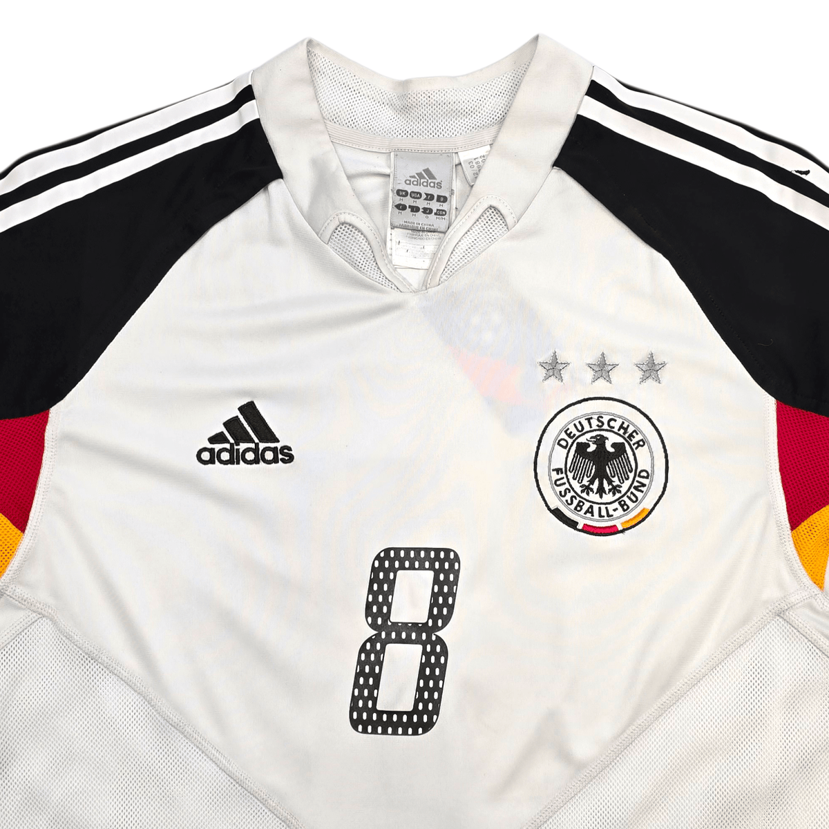 2004/05 Germany Home Football Shirt (M) Adidas 8 Hamann - Football Finery - FF302674