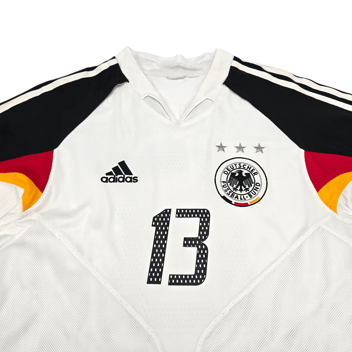 2004/05 Germany Home Football Shirt (S) Adidas 13 Ballack - Football Finery - FF303269