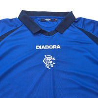 2004/05 Glasgow Rangers Training Shirt (2XL) Diadora - Football Finery - FF304850