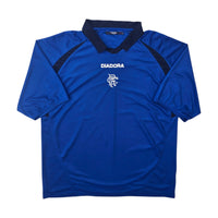 2004/05 Glasgow Rangers Training Shirt (2XL) Diadora - Football Finery - FF304850