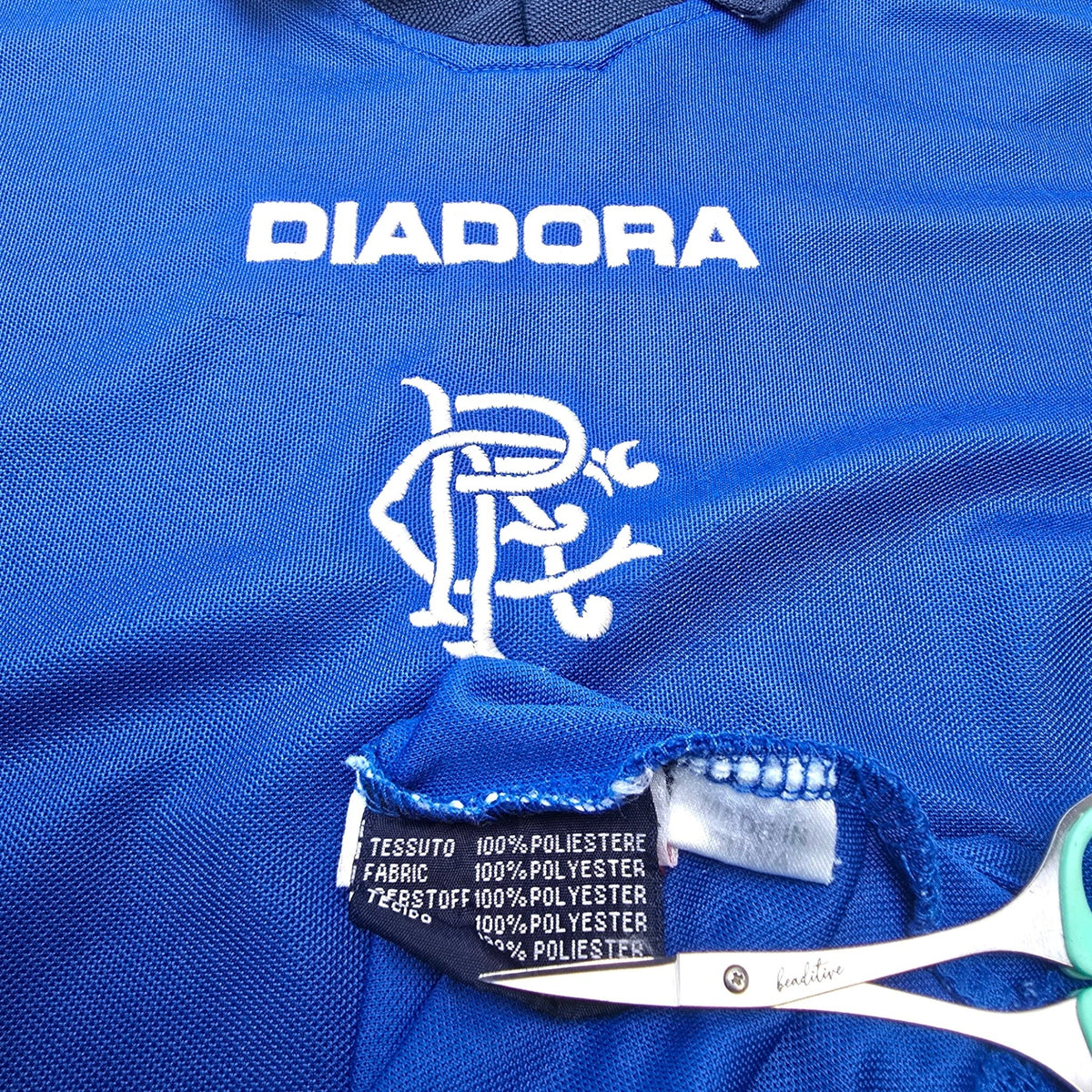 2004/05 Glasgow Rangers Training Shirt (2XL) Diadora - Football Finery - FF304850