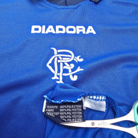 2004/05 Glasgow Rangers Training Shirt (2XL) Diadora - Football Finery - FF304850