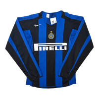 2004/05 Inter Milan Home Football Shirt (S) Nike 10 Adriano - Football Finery - FF303318