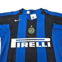 2004/05 Inter Milan Home Football Shirt (S) Nike 10 Adriano - Football Finery - FF303318
