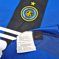 2004/05 Inter Milan Home Football Shirt (S) Nike 10 Adriano - Football Finery - FF303318