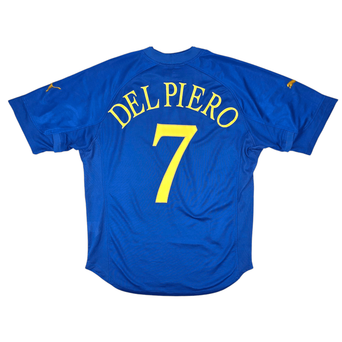 2004/05 Italy Home Football Shirt (L) Puma #7 Del Piero - Football Finery - FF300109