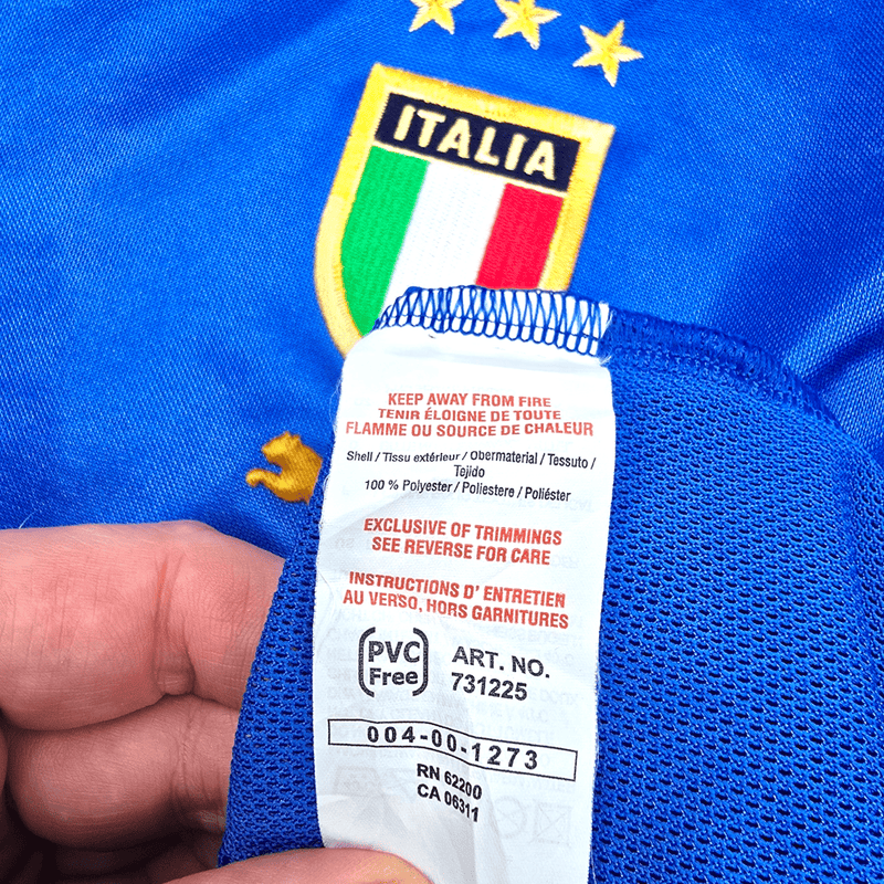 2004/05 Italy Home Football Shirt (L) Puma #7 Del Piero - Football Finery - FF300109