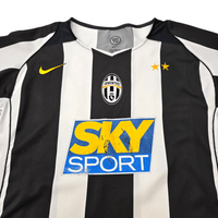 2004/05 Juventus Home Football Shirt (XL) Nike 28 Cannavaro - Football Finery - FF302006