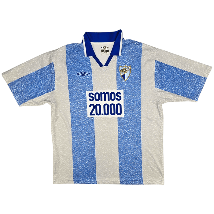 2004/05 Malaga Home Football Shirt (XL) Umbro (Somos 20.000) - Football Finery - FF301901
