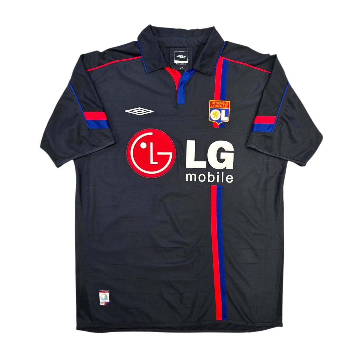2004/05 Olympique Lyonnais Away Football Shirt (XL) Umbro #8 Juninho - Football Finery - FF307095