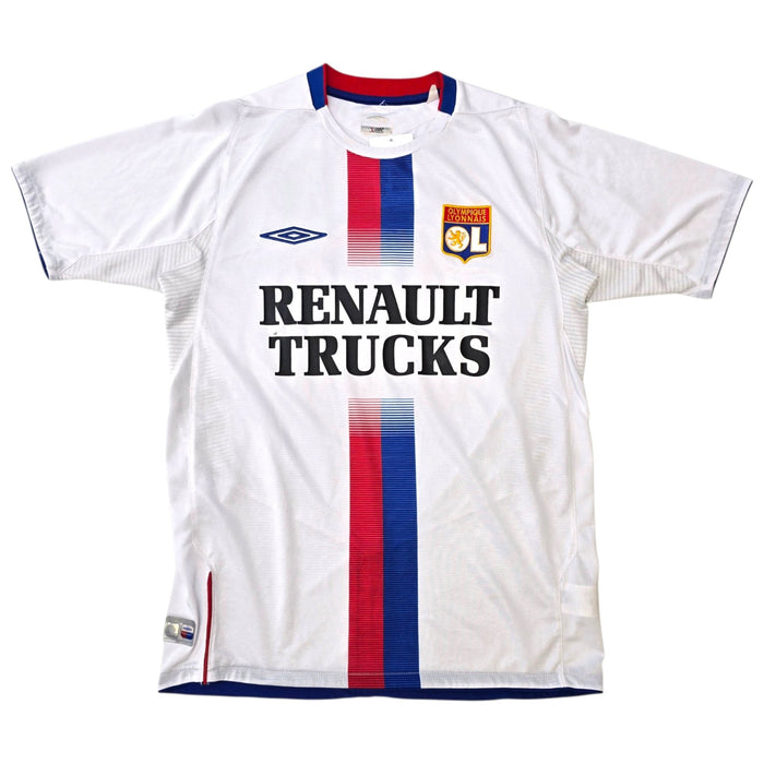 2004/05 Olympique Lyonnais Home Football Shirt (S) Umbro 8 Juninho - Football Finery - FF306677