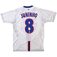 2004/05 Olympique Lyonnais Home Football Shirt (S) Umbro 8 Juninho - Football Finery - FF306677